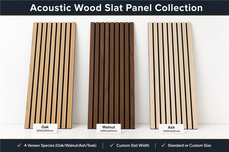 Acoustic Wood Slat Panel