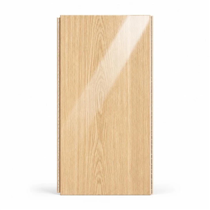 Hollow-Core Wood-Grain PVC Wall Panels