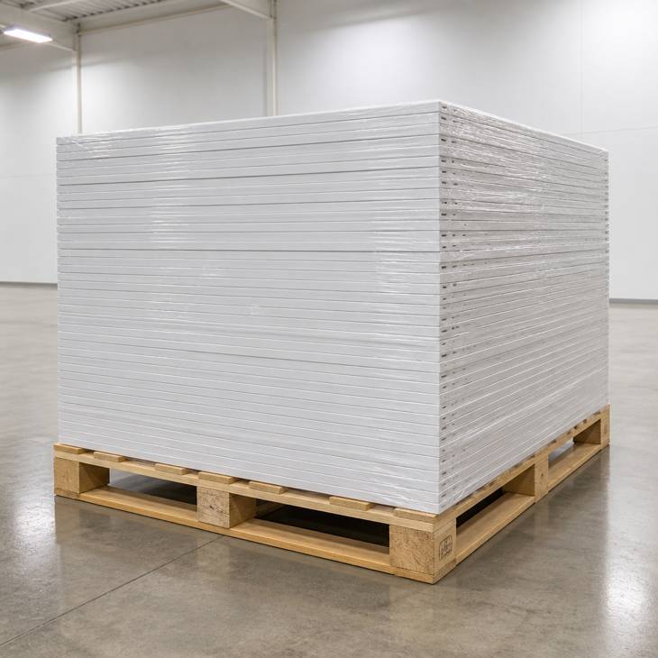 PVC wall ceiling panel factory pallet export packaging