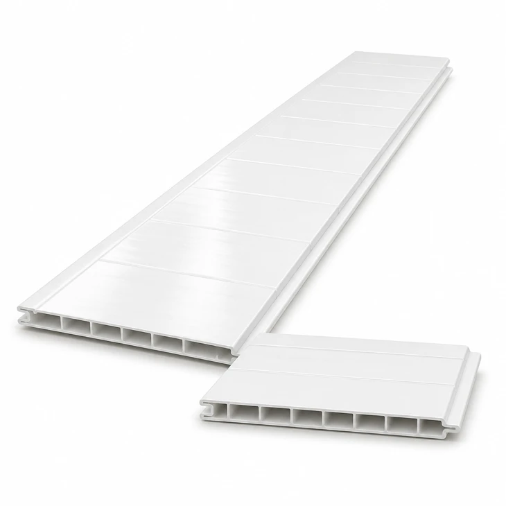 PVC wall and ceiling panel - hollow core cross section profile