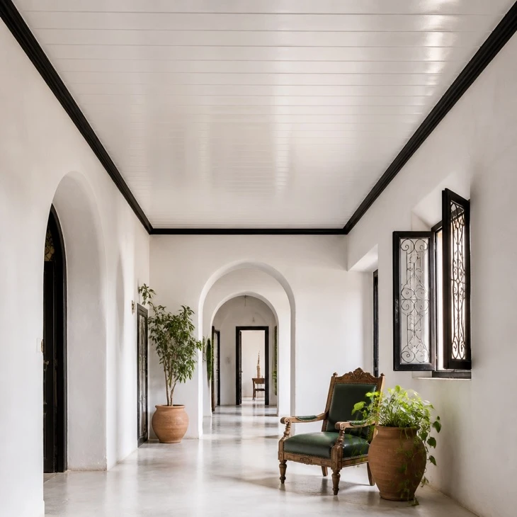 White PVC Ceiling Panel